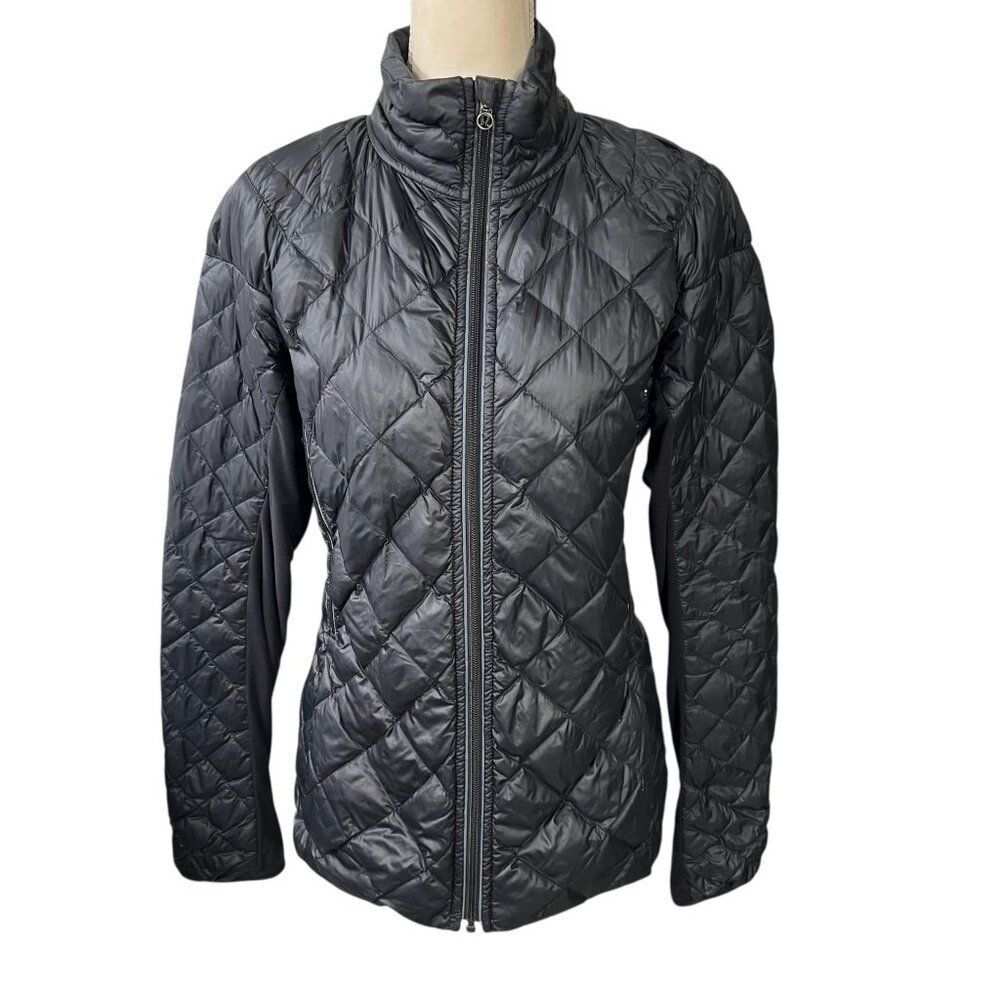 Lululemon Women's Reversible Quilted Turn Around Jacket Goose Down Black Size 6